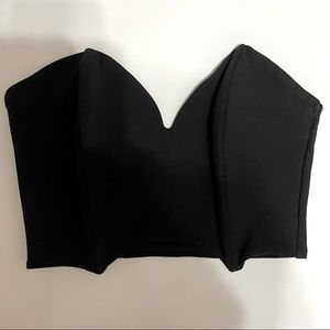Wired Sweetheart Style crop top strapless